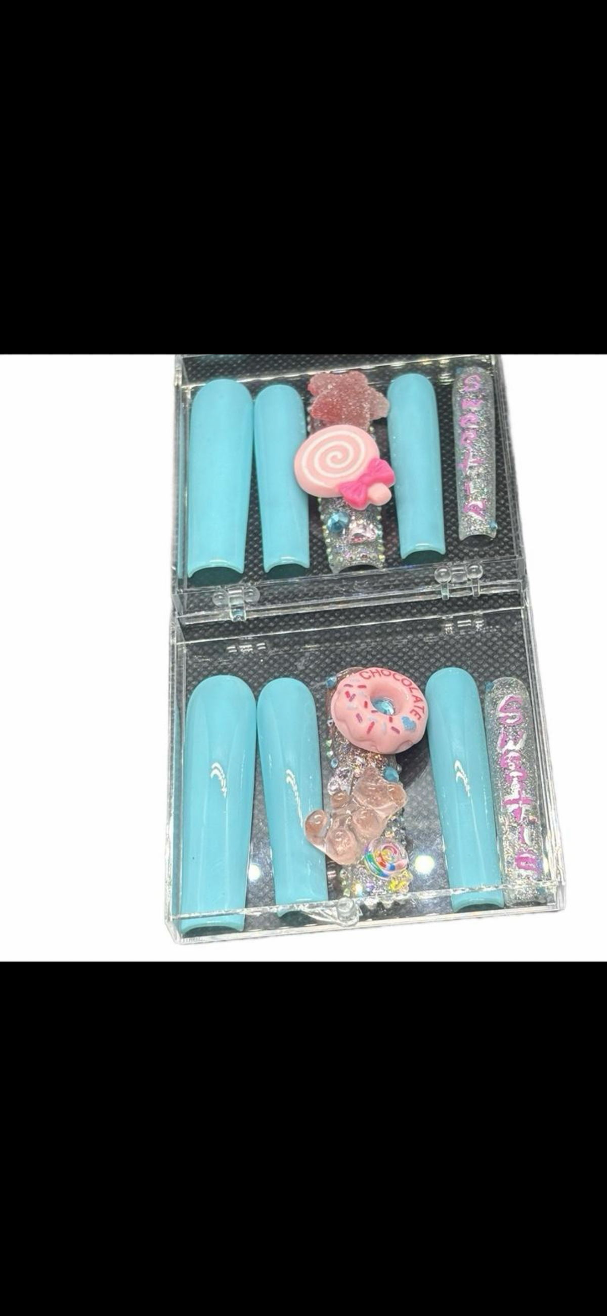 "Doll Face & Boss Nails — dramatic lashes and glossy nails that turn up your main-character energy, effortless glam from eye to fingertip."