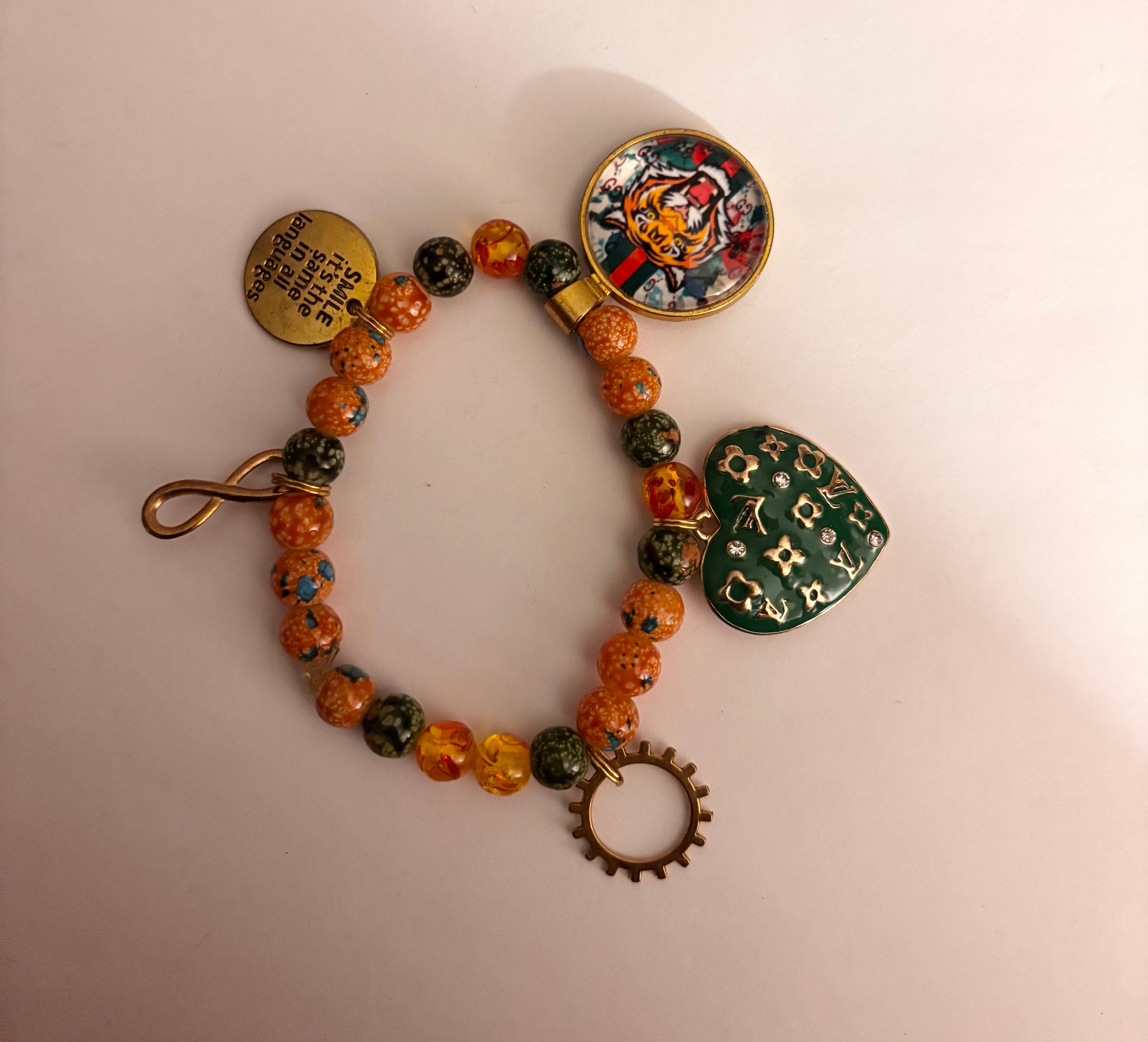 Charm Beaded Bracelet