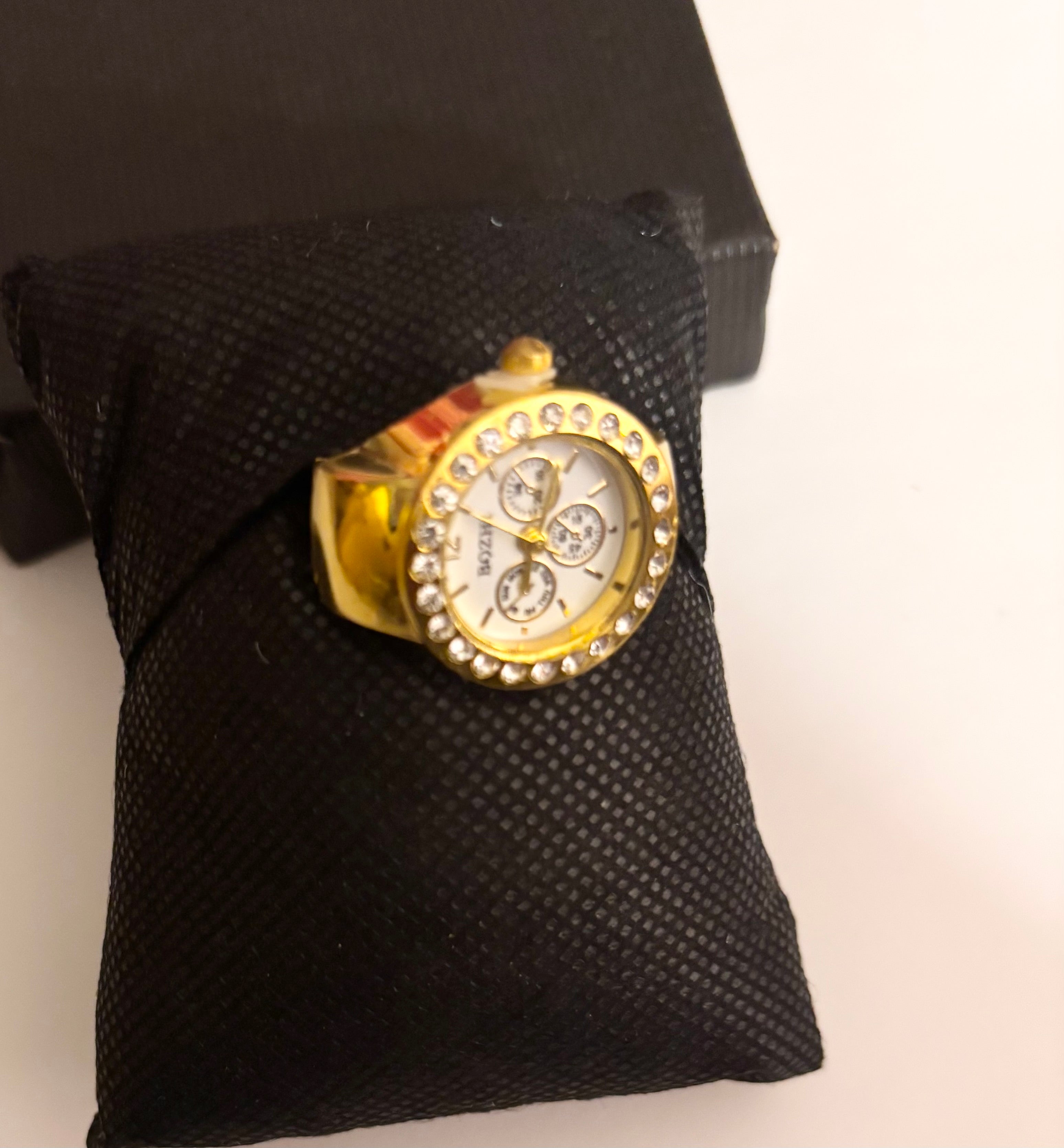 Gold Tone Ring Watch