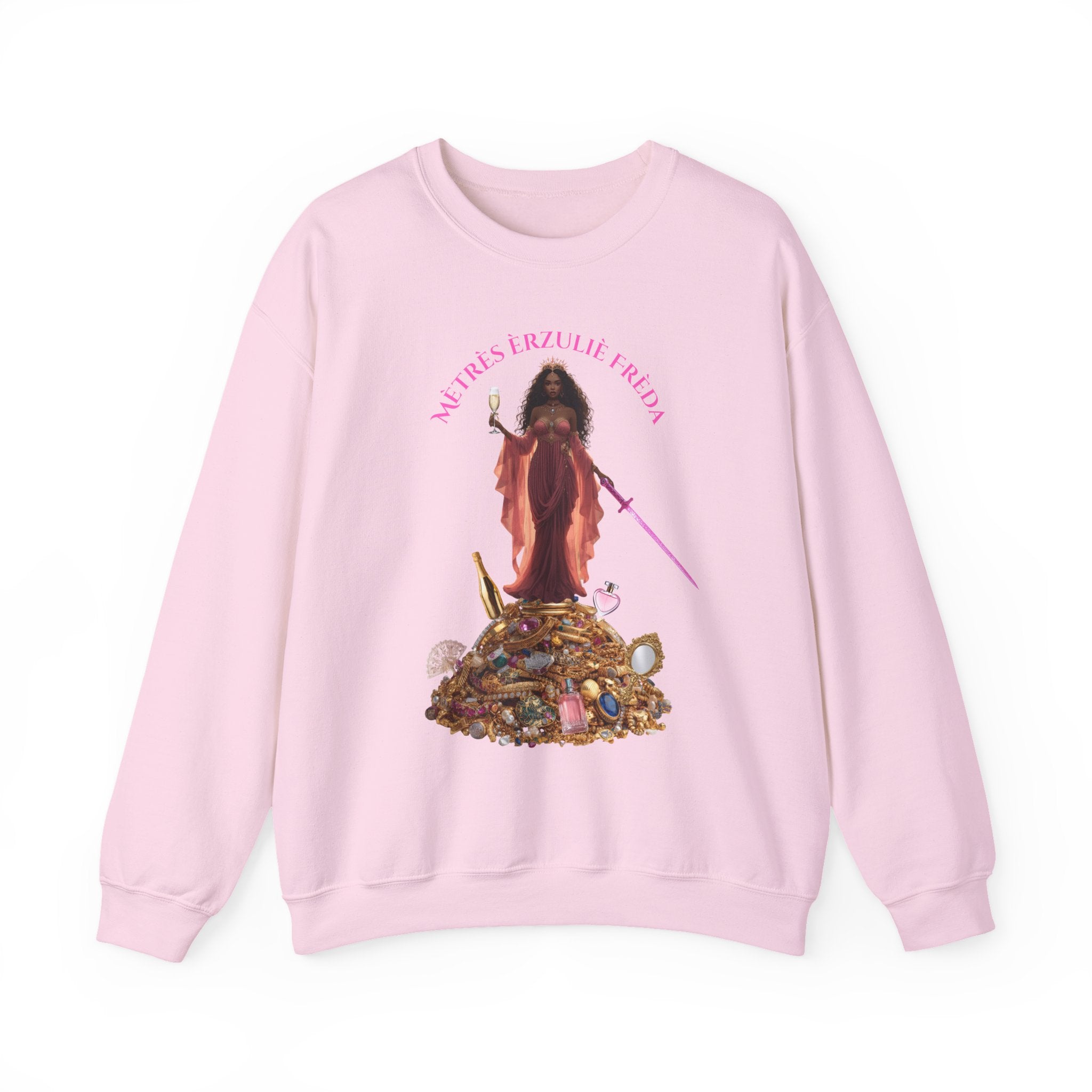 Erzulie Freda Graphic Sweatshirt —  Haitian Love Spirit Design