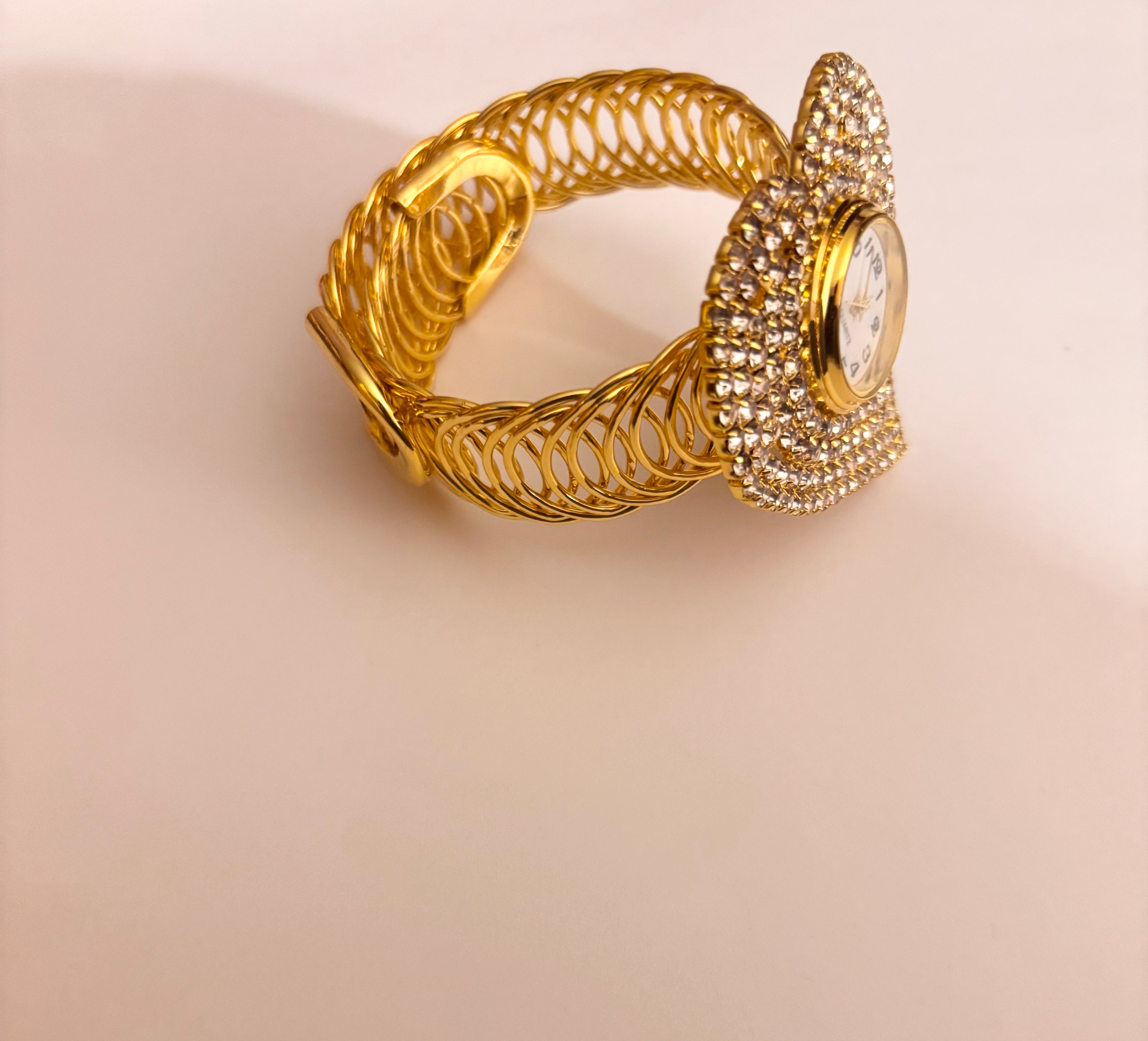 Heart Cuff Watch Bangle