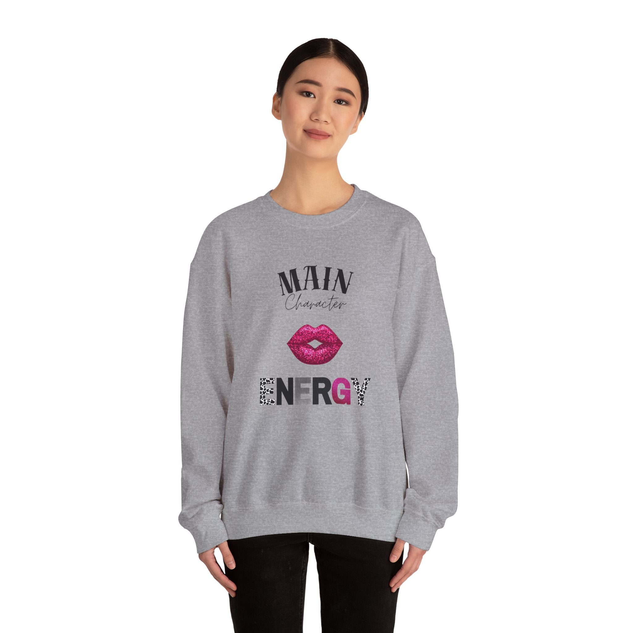 Lip Character Graphic Sweatshirt