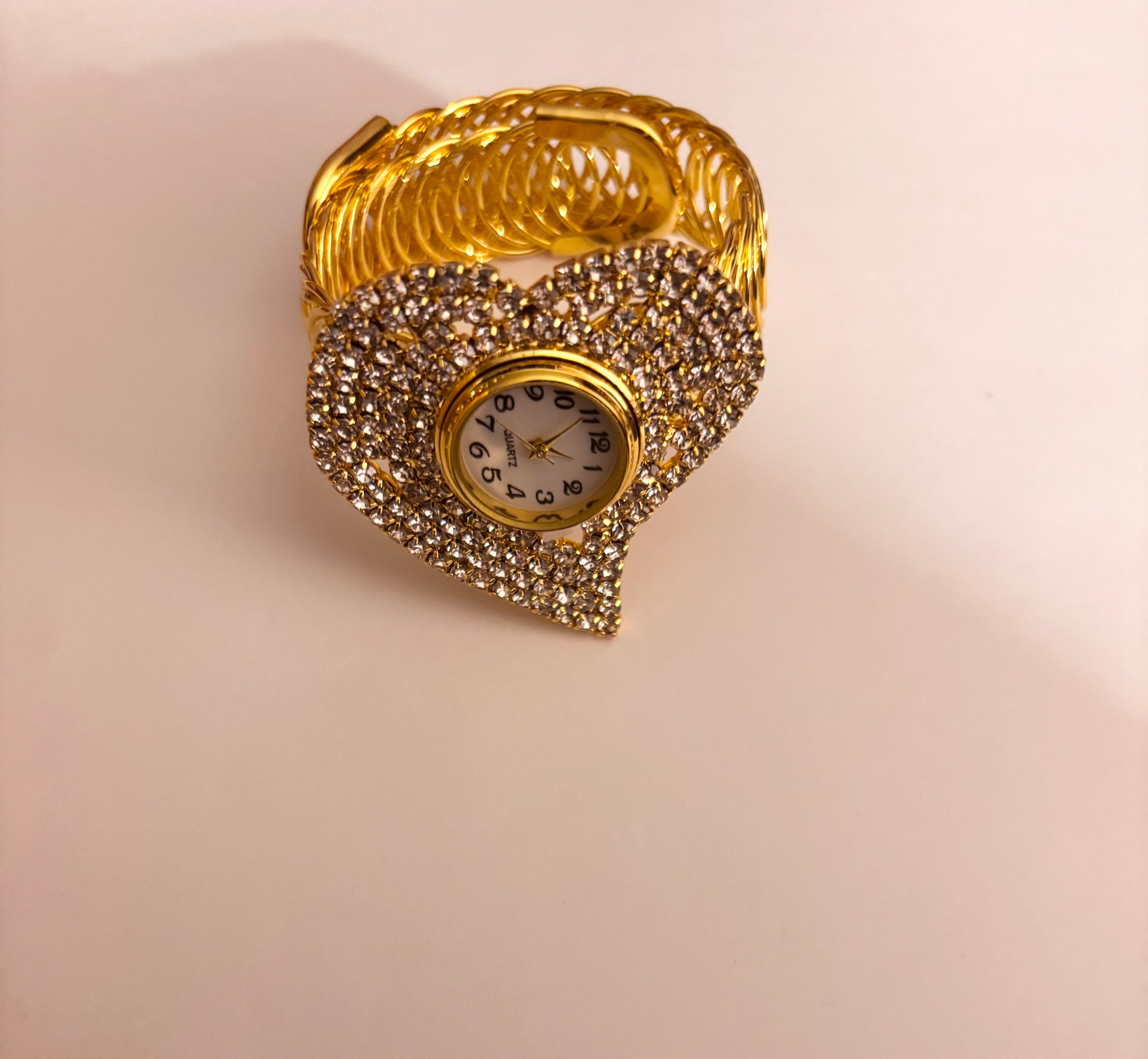 Heart Cuff Watch Bangle