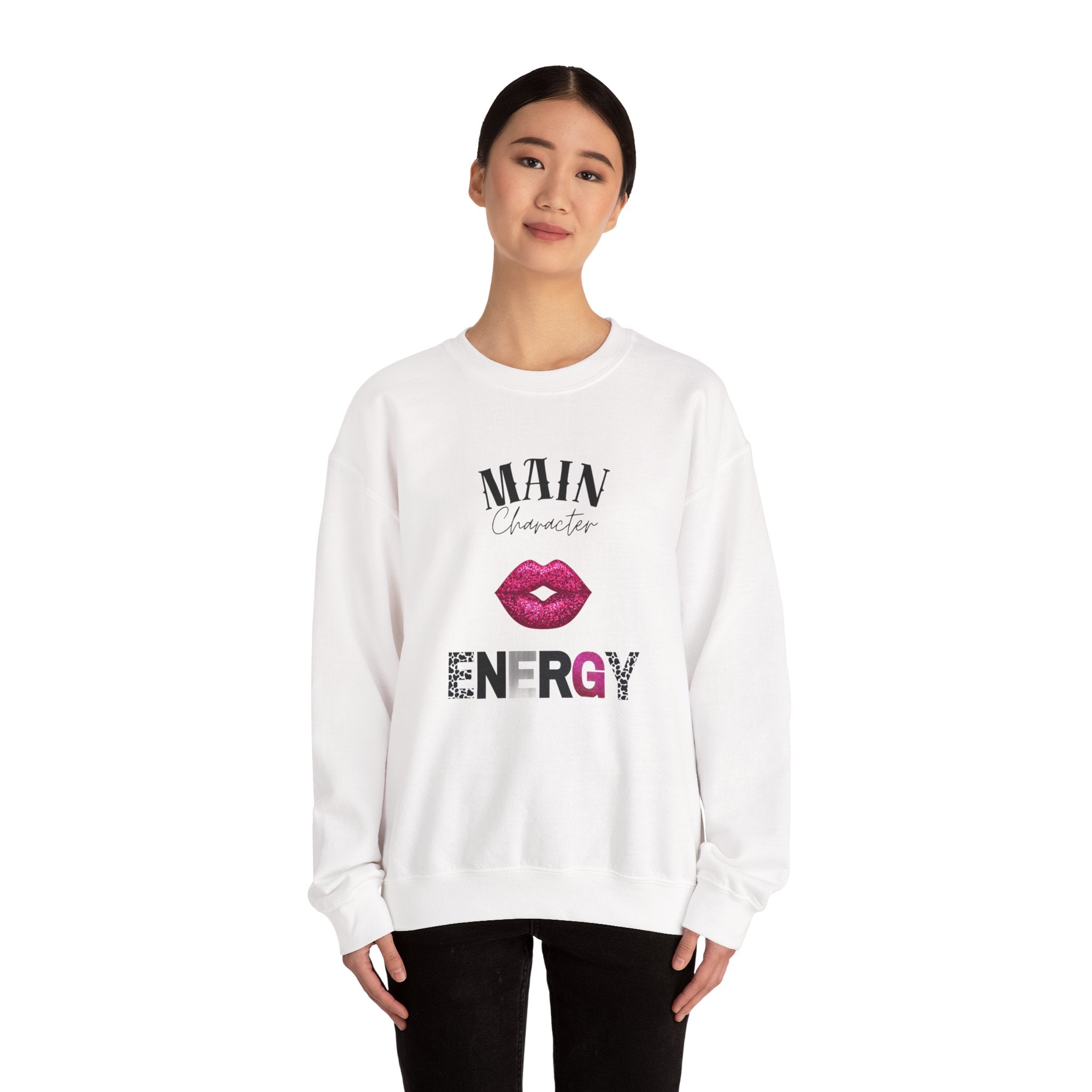 Lip Character Graphic Sweatshirt