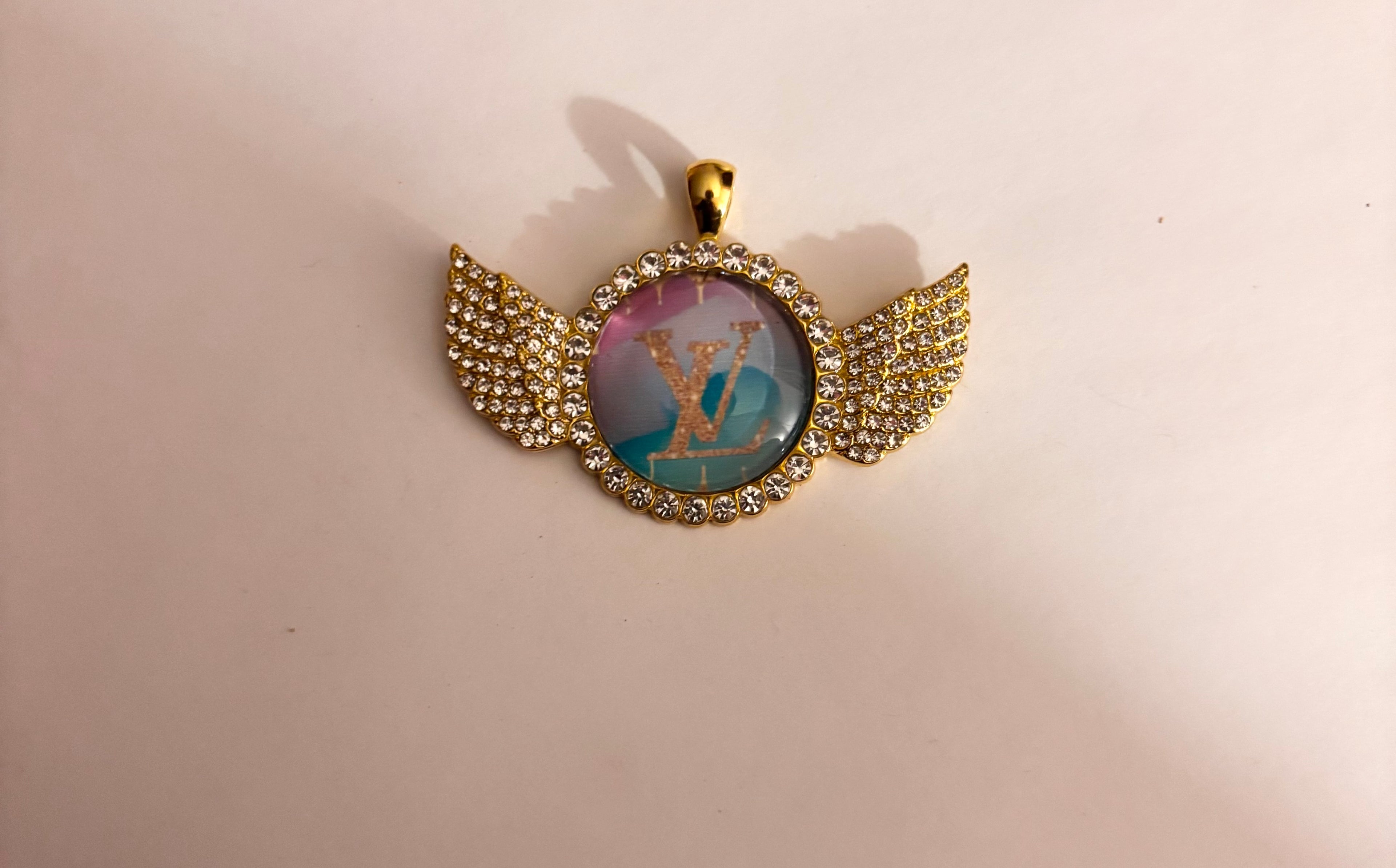 Custom Gold Sparkle Pendant