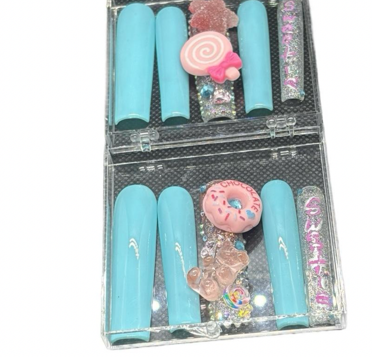 XXL Tapered Custom Long Press On Set